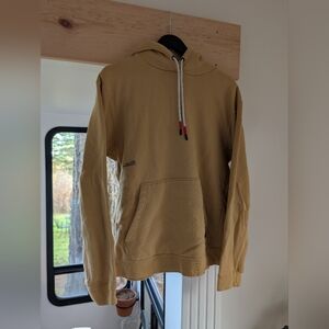 Nike Men's Mustard Hoodie - Medium